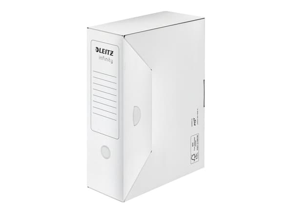 Leitz Infinity - Boxfil - ryggbredd: 100 mm - för A4 (210 x 297 mm) - vit