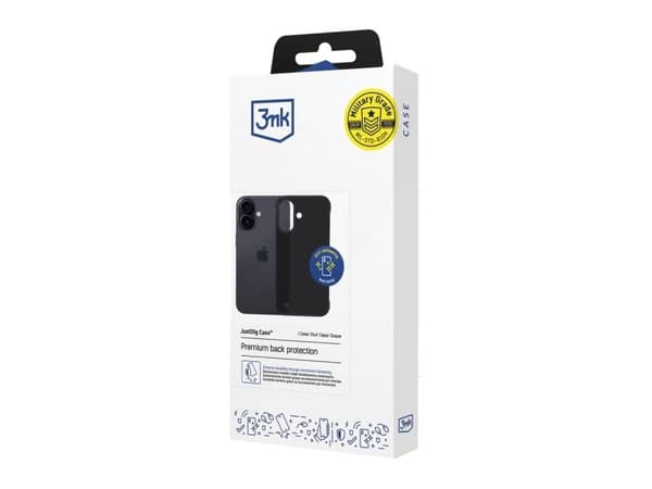 3MK Just20g matt etui til iPhone 16 Plus