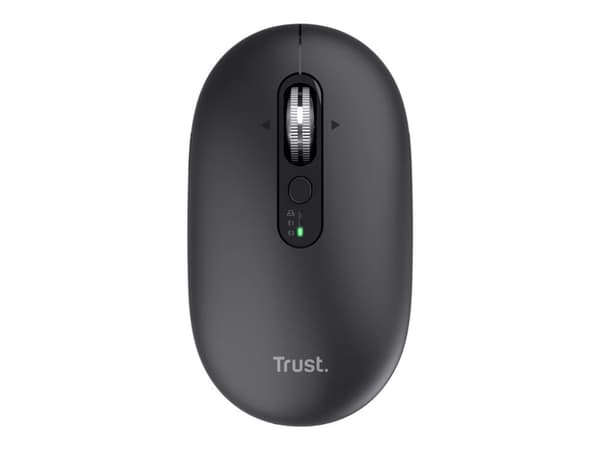 Trust Seron Slim Multi, Molempikätinen, Optinen, RF Wireless + Bluetooth, 3200 DPI, musta