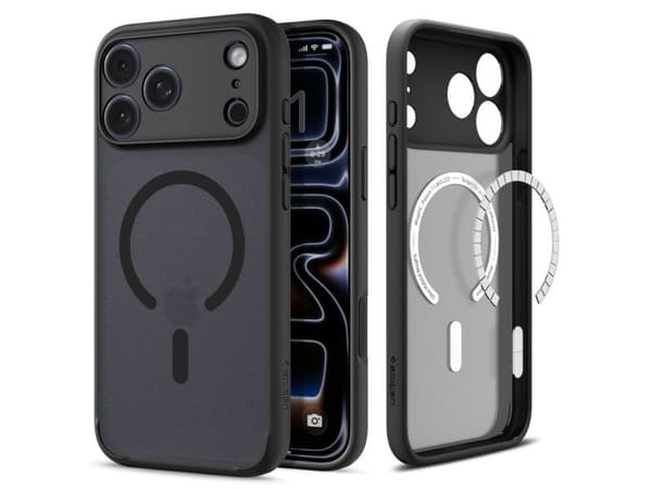 Spigen ACS10285, Suojus, Apple, iPhone 17 Pro Max, 17,5 cm (6.9"), musta