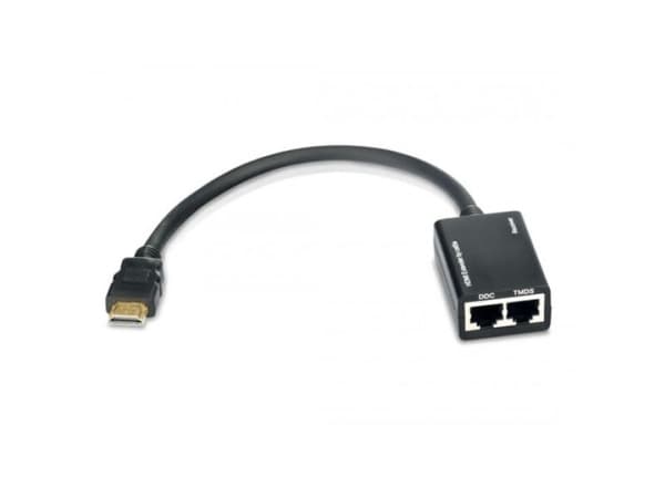 TECHly IDATA EXT-E30D - Förlängd räckvidd för audio/video - upp till 30 m