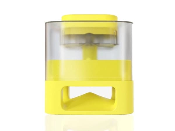 Media-Tech DOGGY VILLAGE Pet Auto-Buffet MT7130Y gul - mekanisk dispenser för torrfoder