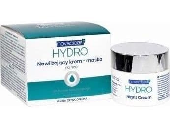 Equalan Pharma Novaclear Hydro, Creme-mask, Nattfuktighetskrem, 50 ml - Lang holdbarhet!