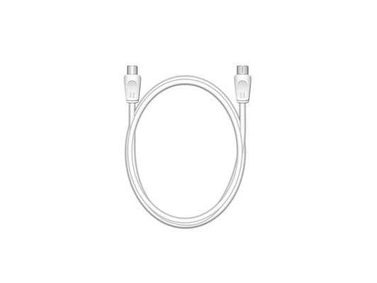 MediaRange antennkabel koaxialplugg/jack 75Ohm 1,5m w