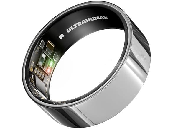 Ultrahuman Ring Air - 12 - smart ring - Bluetooth - 2.4 g  - Space Silver