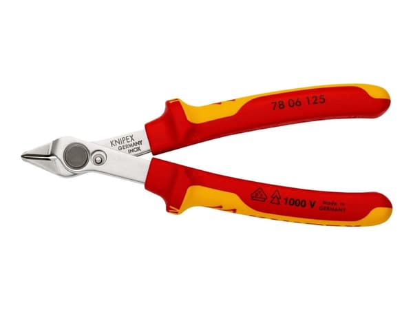 KNIPEX Electronic Super Knips - Precision cutter - isolert - shear cut