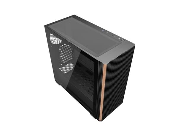 Darkflash DS900WS chassi svart utan fläktar