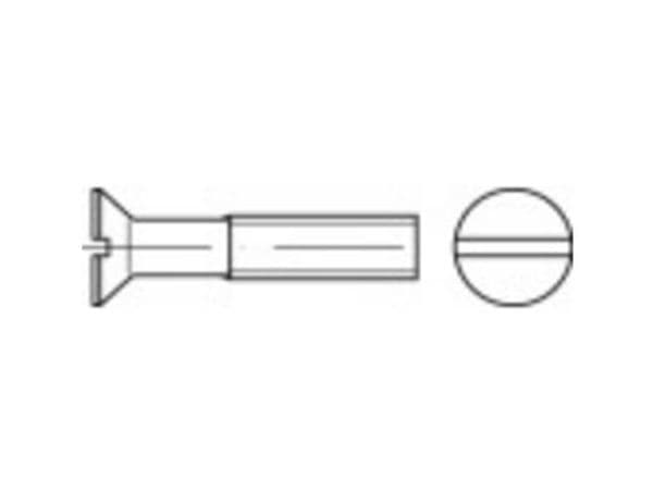 Toolcraft 1065632, Bolter, Rustfritt stål, Universell, Flat, M5, Delgjenge