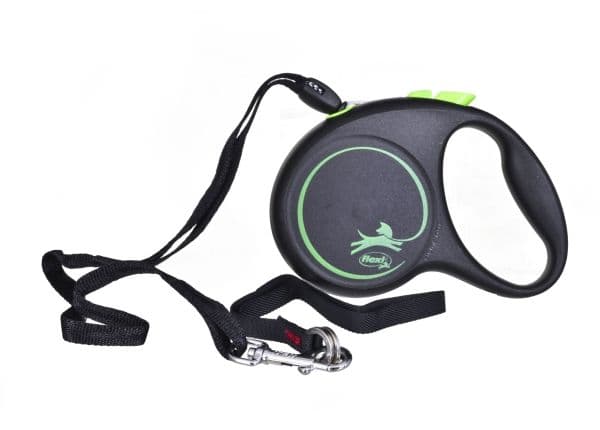 flexi Black Design S koppel 5 m, 12 kg, grönt