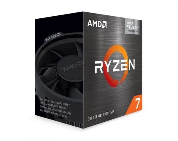 AMD Ryzen 7 5700G - 3.8 GHz - 8-core - 16 tråder - 16 MB cache - Socket AM4 - Boks