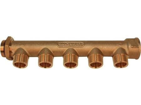 Wavin 3/4' ford.rør 5 afg.1/2' - cc50