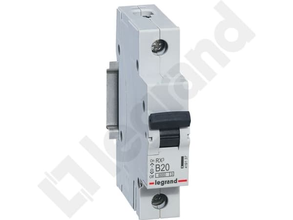 Legrand RX3, Dvärgbrytare, Typ B, IP20, 210 - 250 V