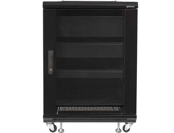 Sanus Component Series CFR2115 - Rack - för AV-system - låsbar - svart