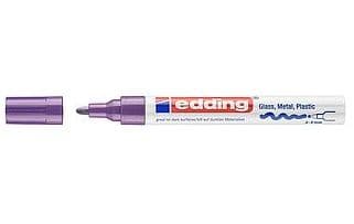 Färgmarkerare Edding 750, 2–4 mm, lila, 10-pack