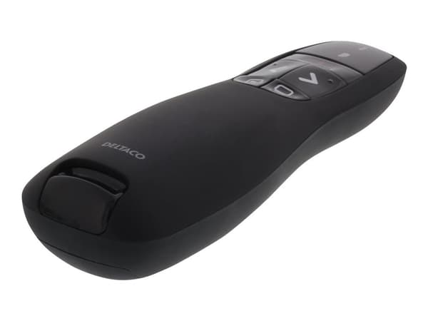 DELTACO WP-001 - Presentasjonsfjernstyring - RF - svart