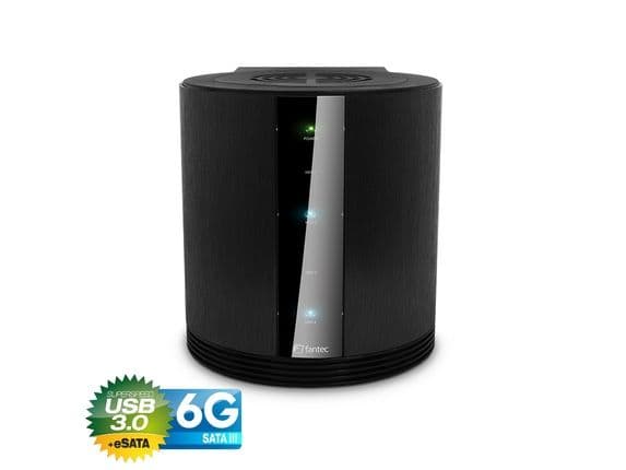 FANTEC SQ-35U3e-6G - Harddiskarray - 4 brønner (SATA-600) - USB 3.0, SATA 6Gb/s (ekstern)