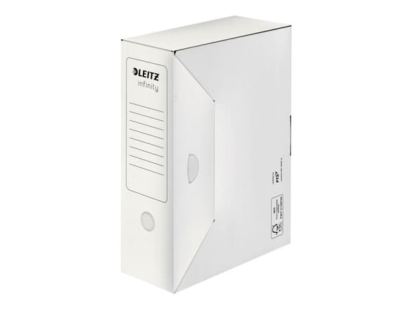 Leitz Infinity - Boxfil - ryggbredd: 100 mm - för A4 (210 x 297 mm) - vit