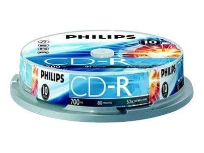 Philips CD-R CR7D5NB10/00, CD-R, 700 MB, 10 kpl