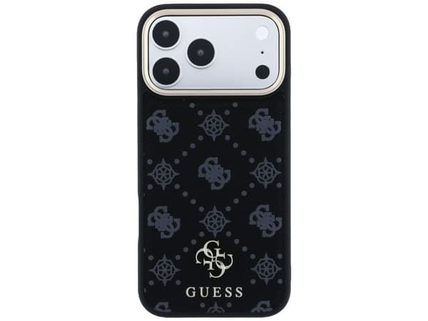 Guess Peony 4G Small Logo MagSafe Case for iPhone 17 Pro Max / 18 Pro Max - Black