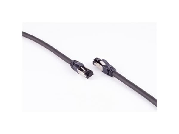 Flexline patchkabel U/FTP Cat.6a armerad högt flexibel grå 1,5 m