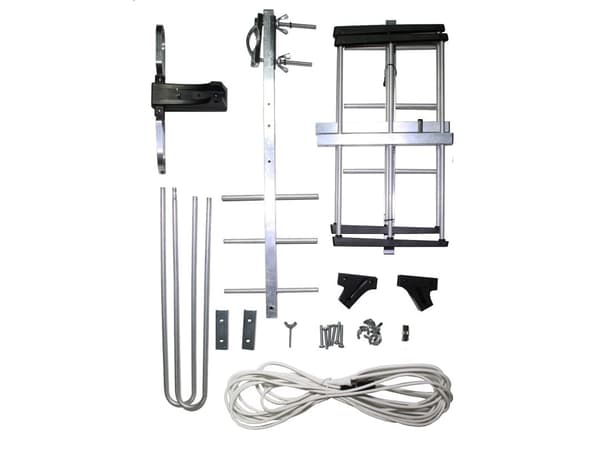 Evolveo Flexi 1 LTE, Utendørs, Sort, Rustfritt stål, 8,5 m, 17 dB, UHF, IEC