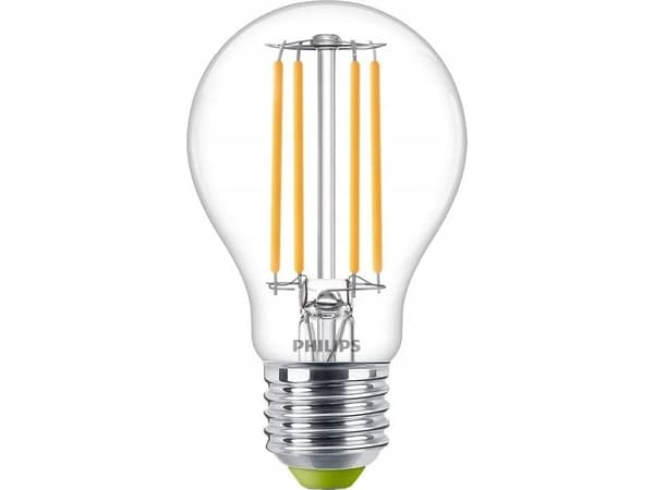 Philips MASTER Ultra Efficient LED Standard 2,3W (40W) E27 830 A60 Klar Glas