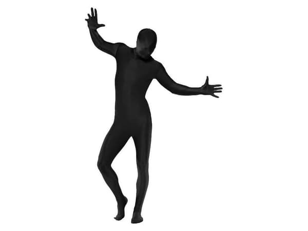 Svart skinsuit