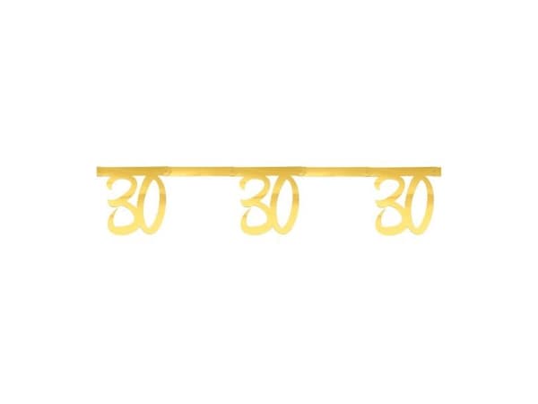 Guld tal banner, 30 år