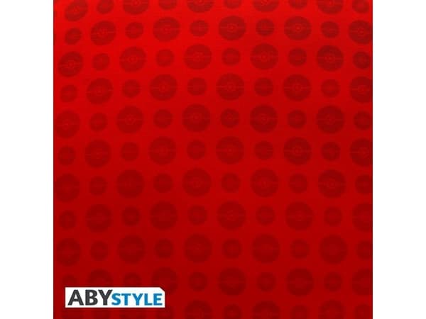 ABYstyle Pokémon, Röd, Vit, Rund, Polyester, Dekorationskudde