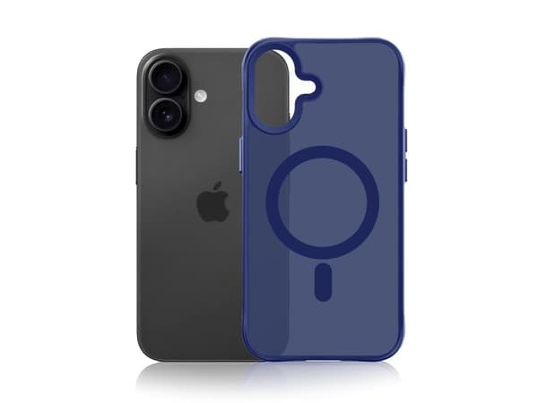 3mk Smoke MagCase for iPhone 17 - Blå-transparent
