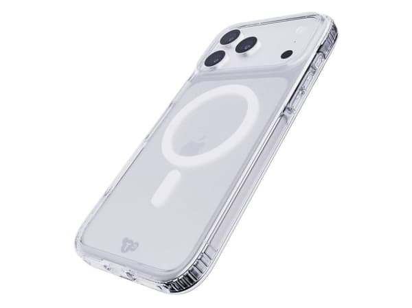 Tech21 EvoClear, Suojus, Apple, iPhone 17 Pro Max, 17,5 cm (6.9"), Valkoinen, Läpinäkyvä