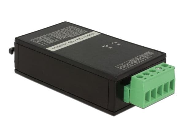 DeLOCK 62501, USB 2.0, RS-422/485, Musta, Vihreä