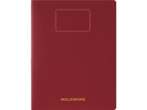Student Cahier Linjeret XXL Rød