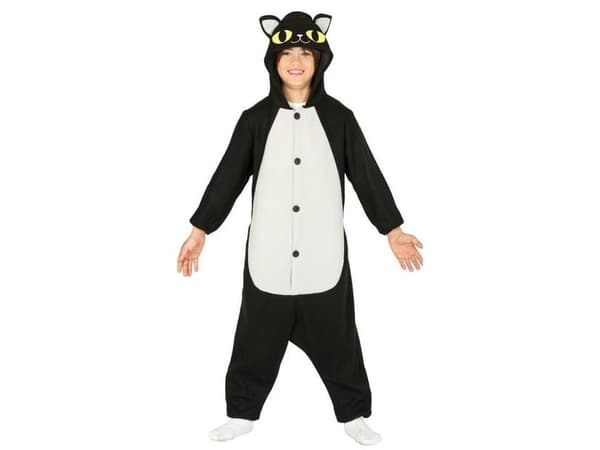 Sort kat kostume