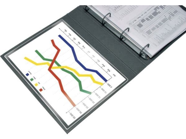 Självhäftande dokumentfickor A6 50-pack