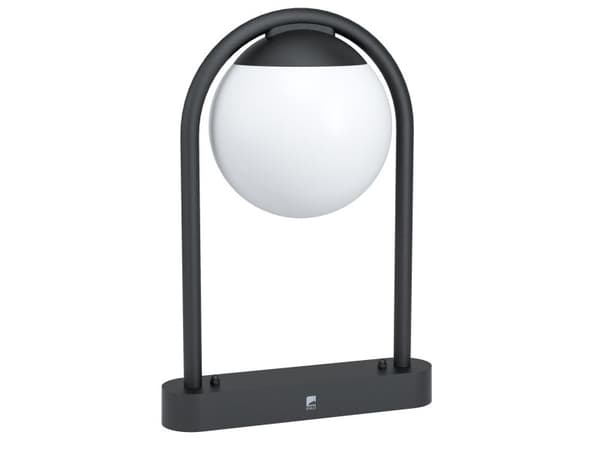 EGLO PRATA VECCHIA utomhus infälld stolpe E27 H450 svart