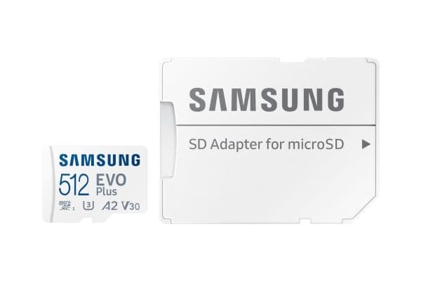 Samsung EVO Plus MB-MC512SA - Flashminneskort (microSDXC till SD-adapter ingår) - 512 GB