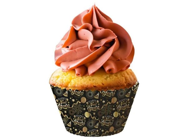 Nytårs muffinsforme, 50 stk