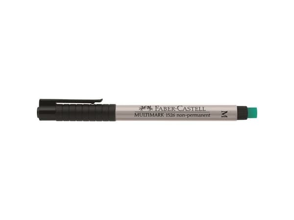 Faber-Castell MULTIMARK, 1 kpl, Musta, Musta, Hopea, Harmaa, Muovi
