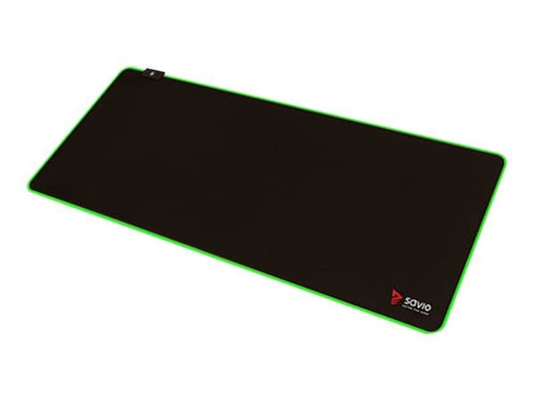 SAVIO GAMING Turbo Dynamic - Musematte - LED Edition - størrelse L