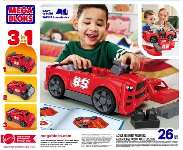 MEGA Bloks Build & Go Race Car