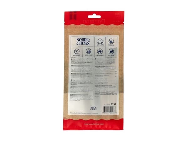 Dogman Nordic Chews Beef Rawhide Ministrips 5 pk