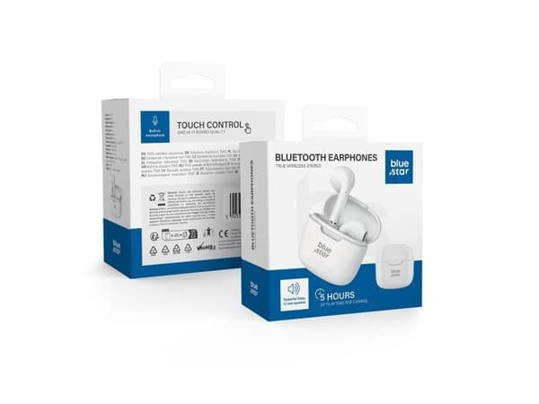 BlueStar F17 in-ear Bluetooth-headset - vit
