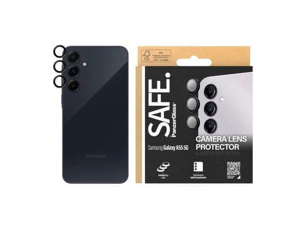 PanzerGlass SAFE kamerabeskyttelse Samsung Galaxy A54 5G Sort