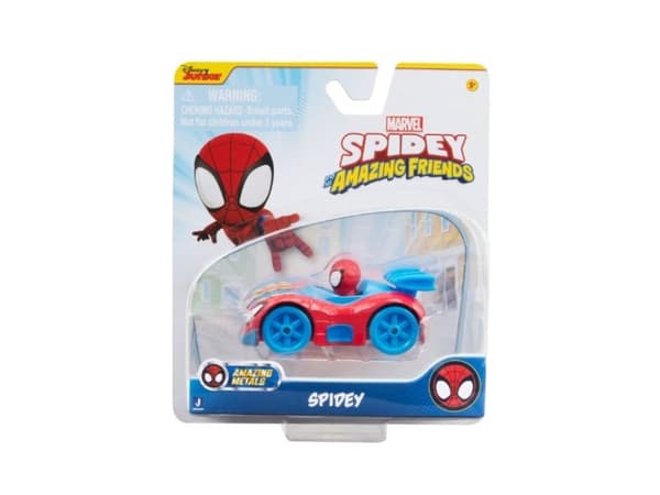 SPIDEY AMAZING METALS CAR ASS - assorted