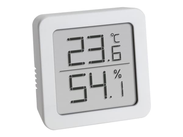 TFA - Termohygrometer - digital - hvit