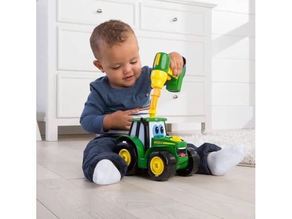 John Deere traktor - Legetøjssæt - Byg en Traktor - (46655)