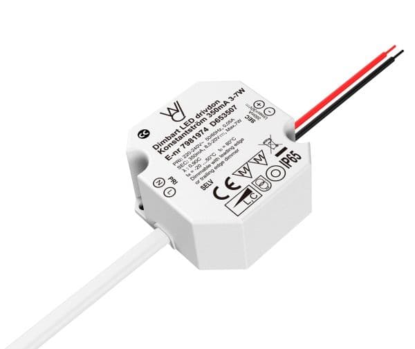 One drive Dæmpbar LED driver 350mA. 3-7W. IP65