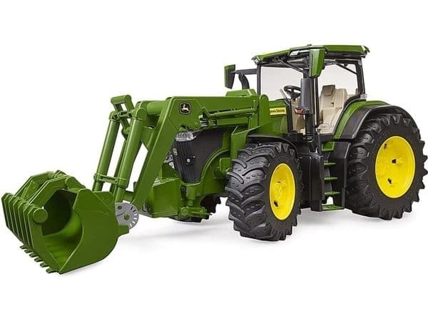 Bruder John Deere 7R 350 tractor with frontloader toy