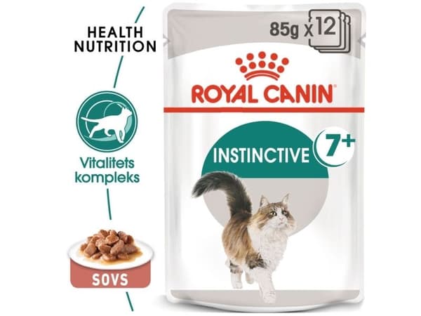 Royal Canin Instinctive 7+ Gravy våtfoder för katt – 12 x 85 g